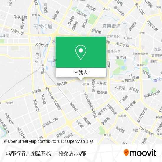 成都行者居别墅客栈——格桑店地图