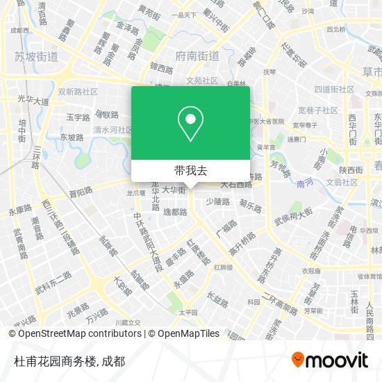 杜甫花园商务楼地图