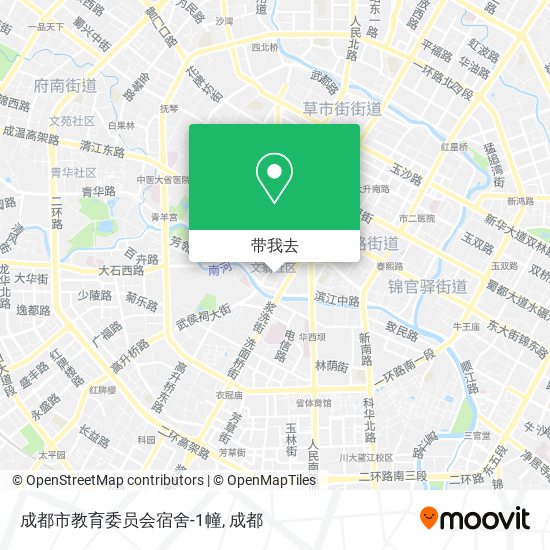 成都市教育委员会宿舍-1幢地图