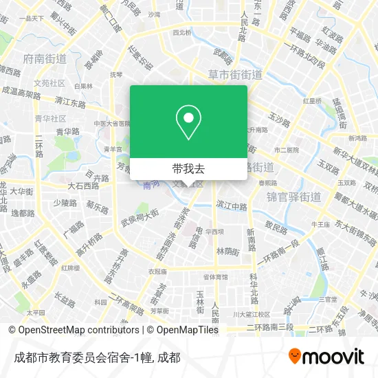 成都市教育委员会宿舍-1幢地图
