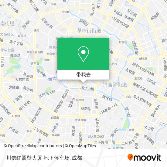 川信红照壁大厦-地下停车场地图