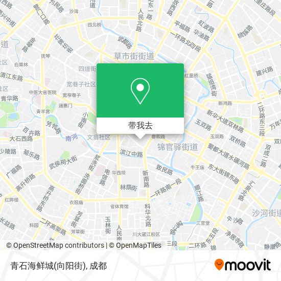 青石海鲜城(向阳街)地图