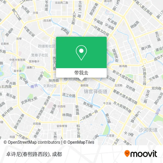 卓诗尼(春熙路西段)地图
