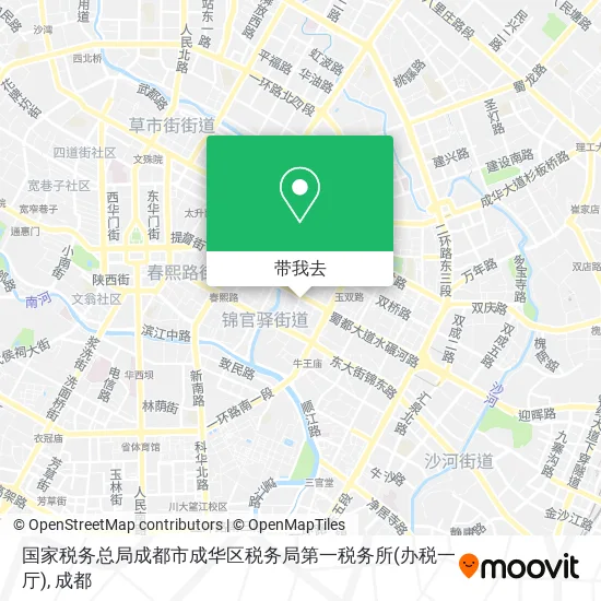 国家税务总局成都市成华区税务局第一税务所(办税一厅)地图