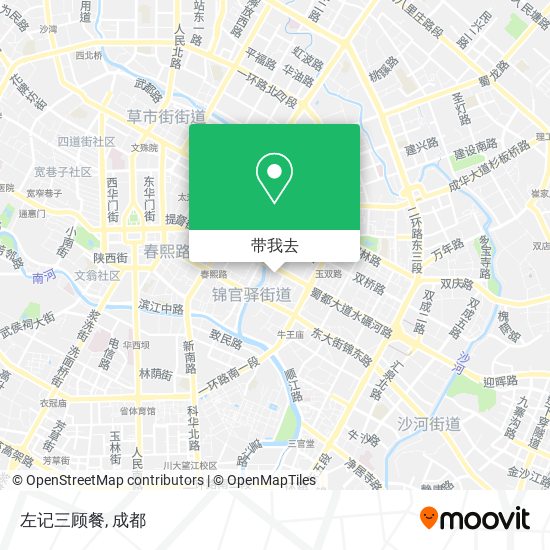 左记三顾餐地图