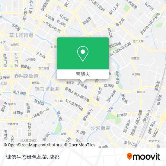 诚信生态绿色蔬菜地图