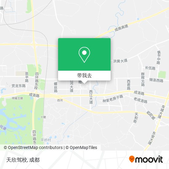 天欣驾校地图