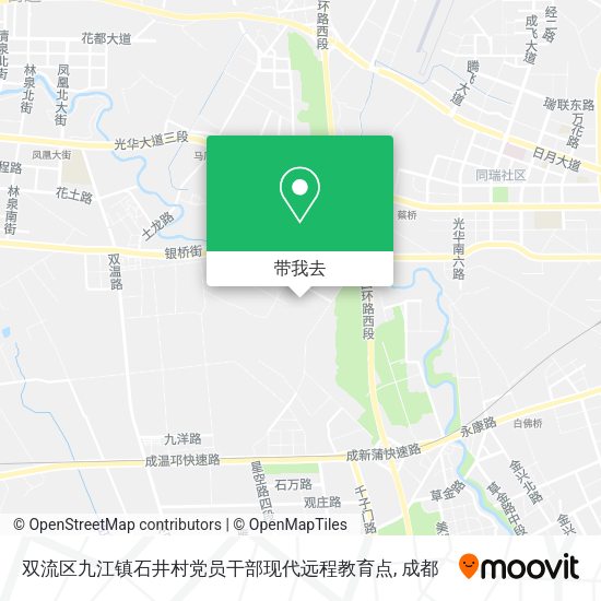 双流区九江镇石井村党员干部现代远程教育点地图