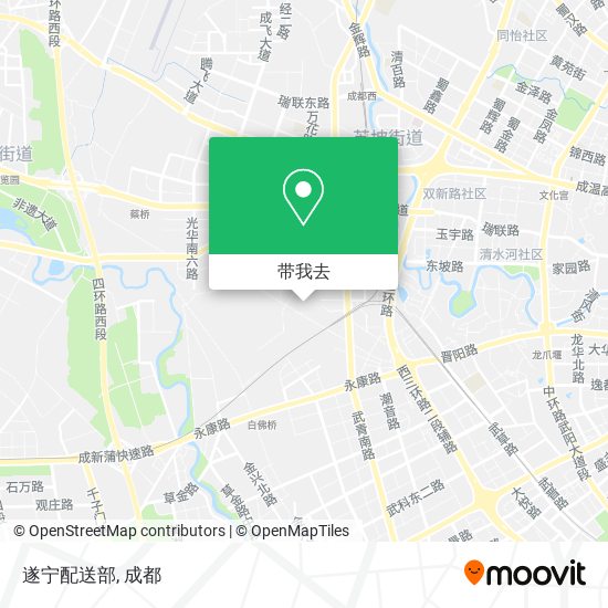 遂宁配送部地图