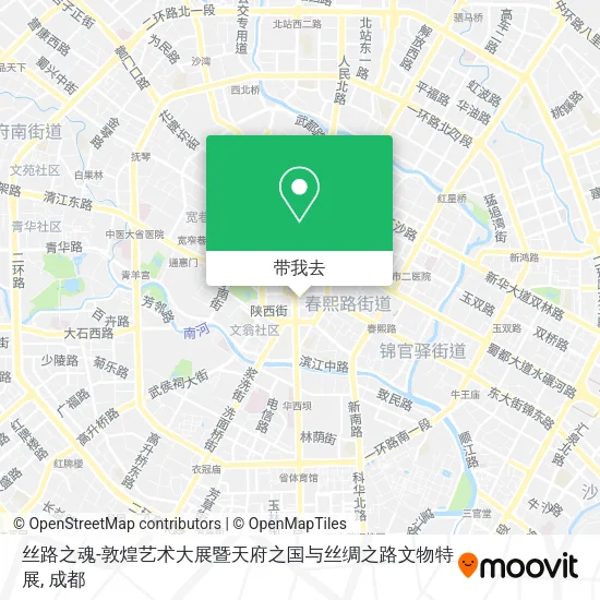 丝路之魂-敦煌艺术大展暨天府之国与丝绸之路文物特展地图