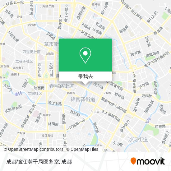 成都锦江老干局医务室地图