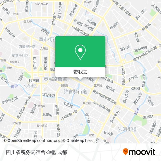 四川省税务局宿舍-3幢地图