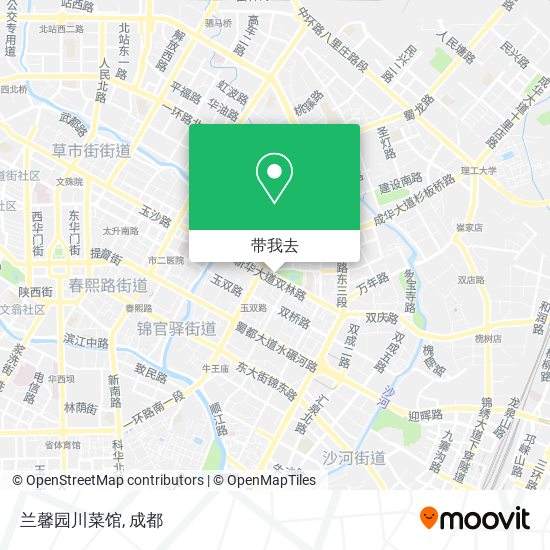 兰馨园川菜馆地图