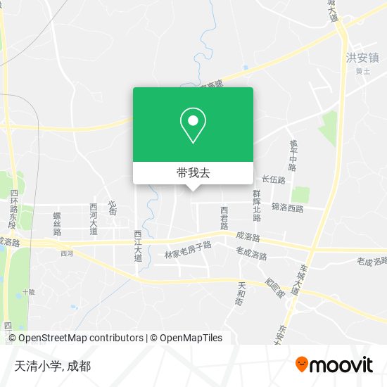 天清小学地图