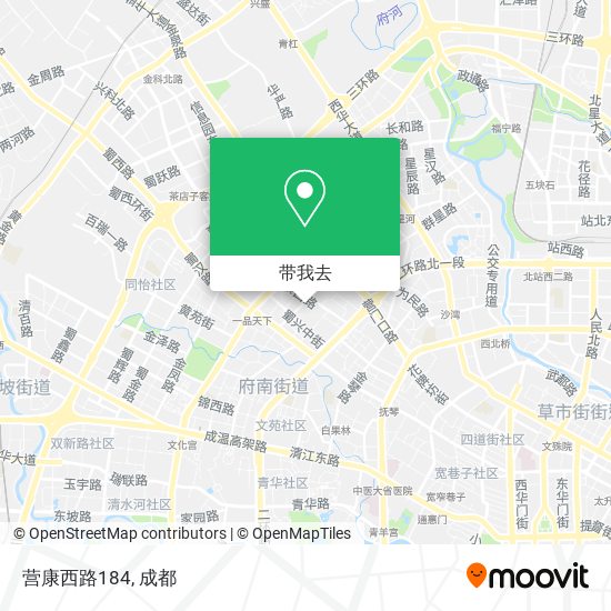 营康西路184地图