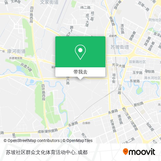 苏坡社区群众文化体育活动中心地图