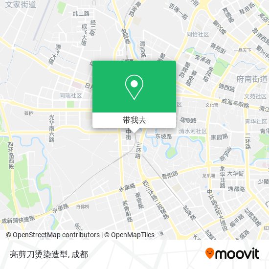 亮剪刀烫染造型地图