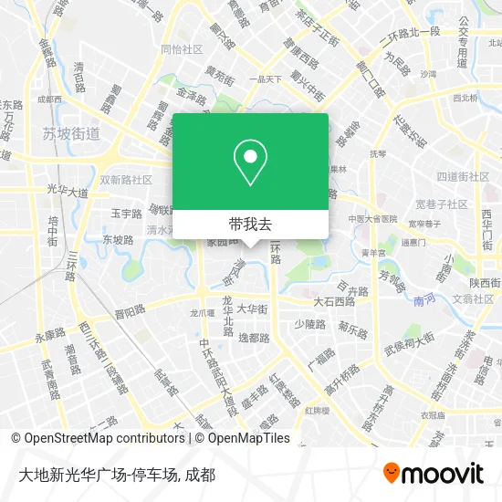 大地新光华广场-停车场地图