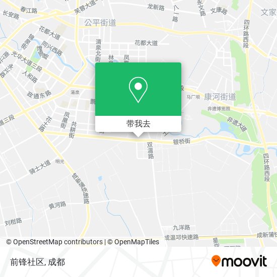 前锋社区地图