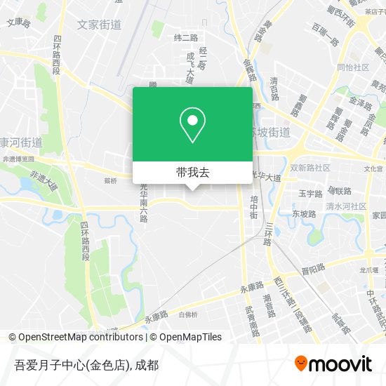 吾爱月子中心(金色店)地图