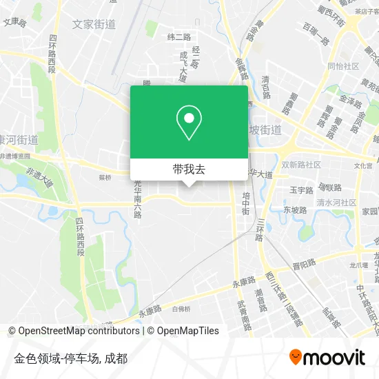 金色领域-停车场地图