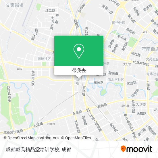 成都戴氏精品堂培训学校地图