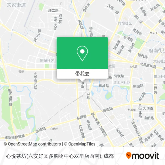 心悦茶坊(六安好又多购物中心双星店西南)地图