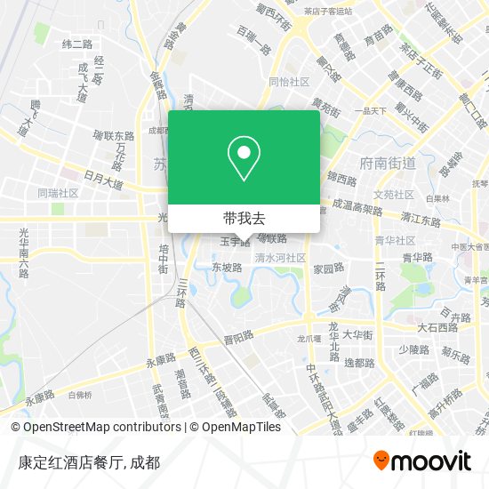 康定红酒店餐厅地图