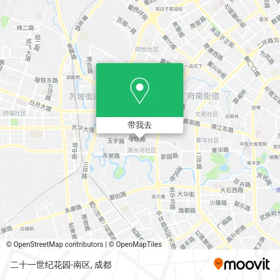 二十一世纪花园-南区地图