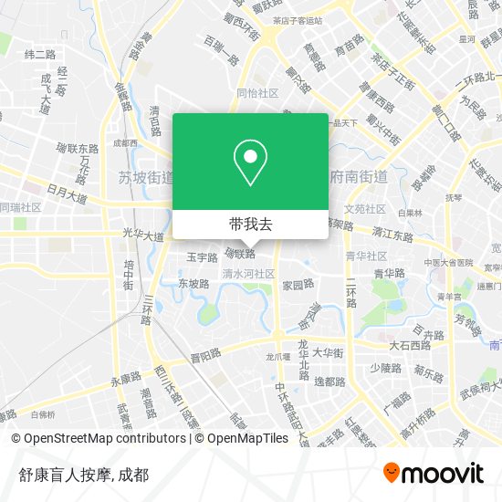 舒康盲人按摩地图