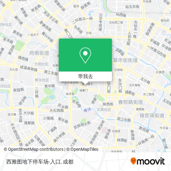 西雅图地下停车场-入口地图