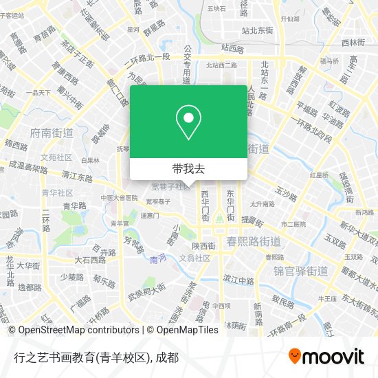 行之艺书画教育(青羊校区)地图