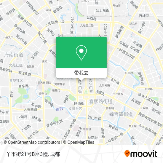 羊市街21号B座3幢地图