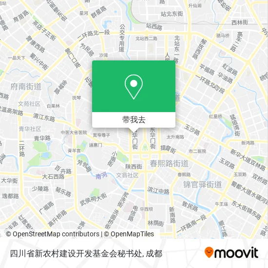 四川省新农村建设开发基金会秘书处地图