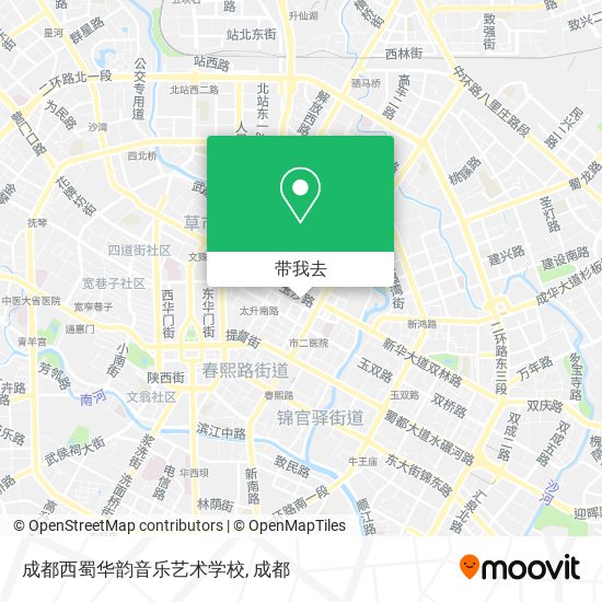 成都西蜀华韵音乐艺术学校地图