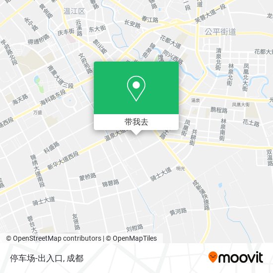 停车场-出入口地图