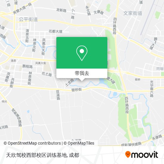 天欣驾校西部校区训练基地地图