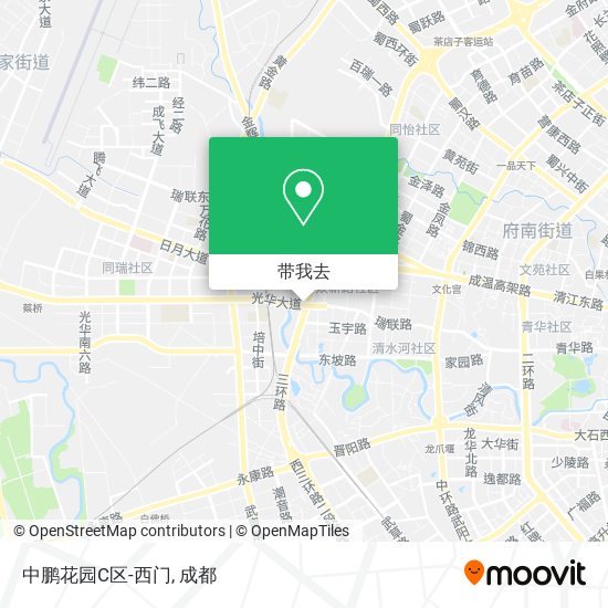 中鹏花园C区-西门地图