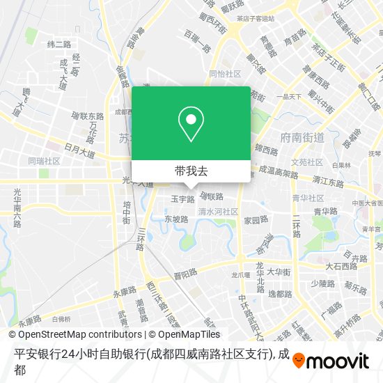 平安银行24小时自助银行(成都四威南路社区支行)地图