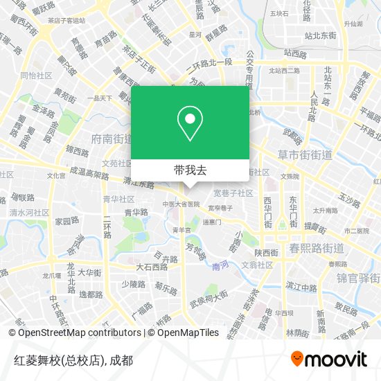 红菱舞校(总校店)地图