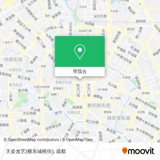 天姿发艺(横东城根街)地图