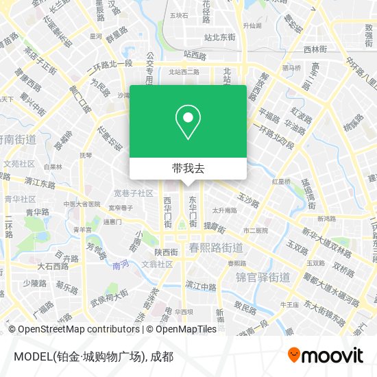MODEL(铂金·城购物广场)地图