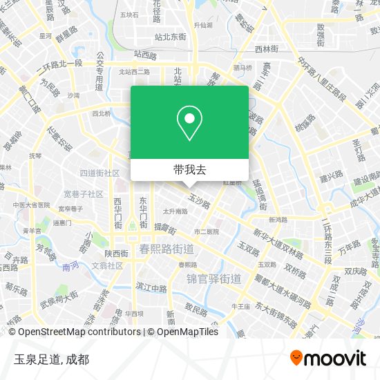 玉泉足道地图