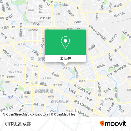 明婷饭店地图