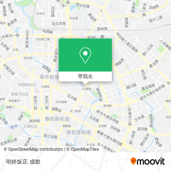 明婷饭店地图