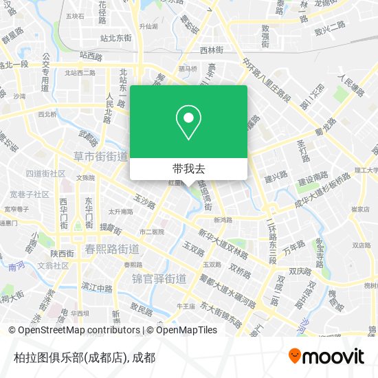 柏拉图俱乐部(成都店)地图