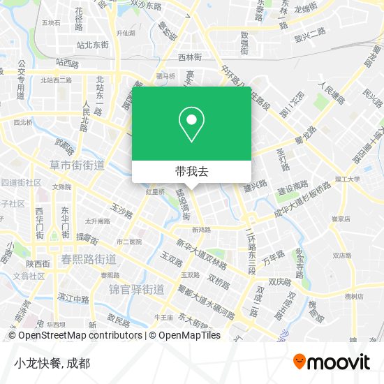 小龙快餐地图