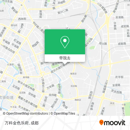 万科金色乐府地图