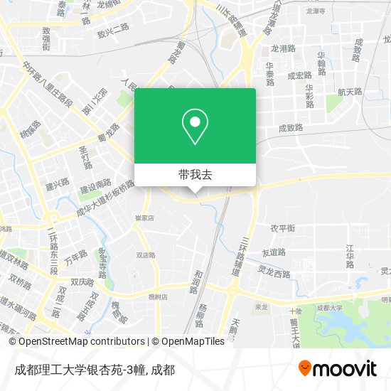 成都理工大学银杏苑-3幢地图