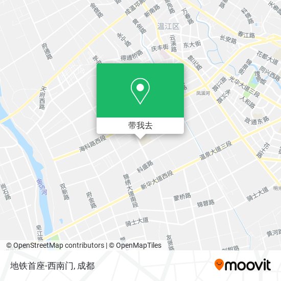 地铁首座-西南门地图